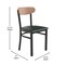Flash Furniture Green Vinyl Seat Dining Chair with Natural Wood Back XU-DG6V5GNV-NAT-GG - alternate 4
